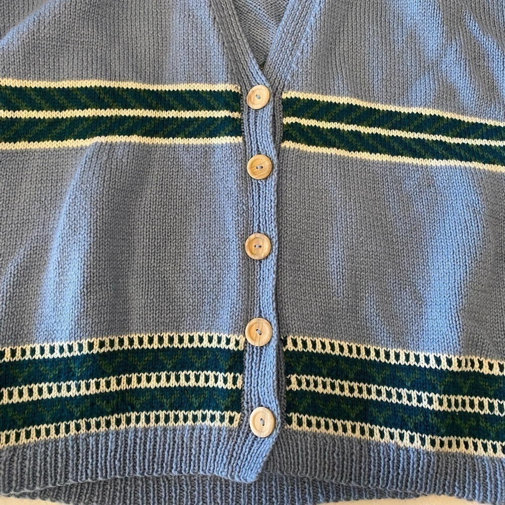 VINTAGE Home Knitted Pendleton Sweater - Picture 7 of 9
